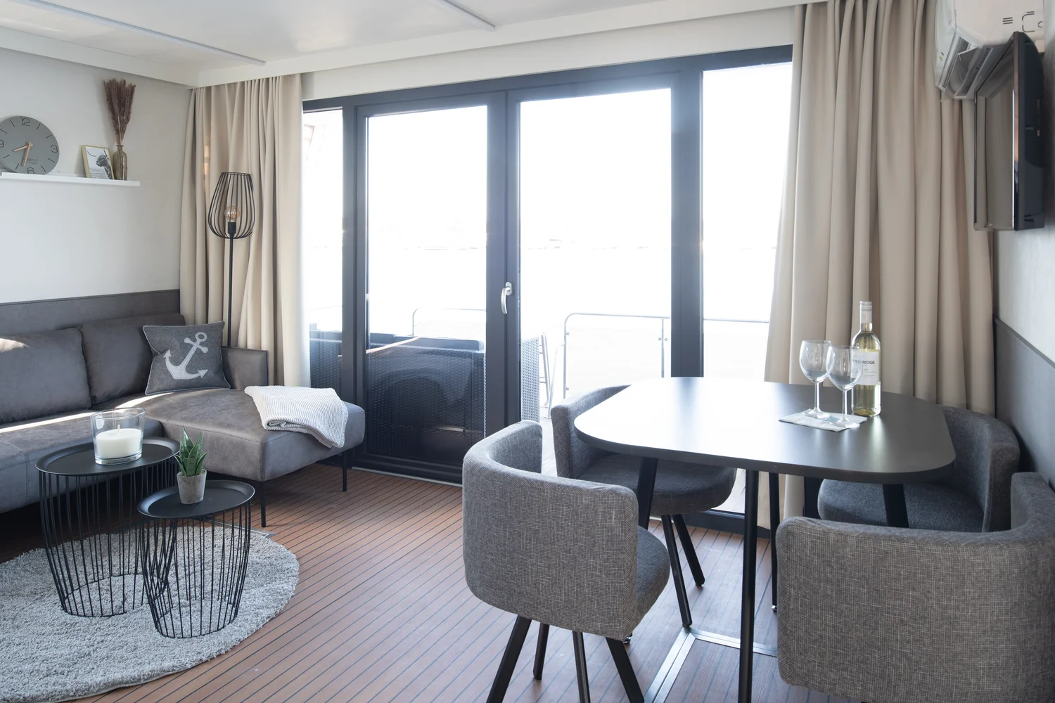 Ruimte vóór professionele hotelfotografie